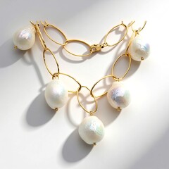 Collana con Perla d'Acqua Dolce Bianca