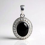 Ciondolo in argento con Opale Mezezo (MONOSONO COLLECTION)