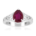 Anillo en plata con Rubí de Madagascar (SAELOCANA)