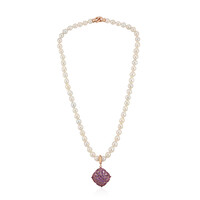 Collar en plata con Amatista