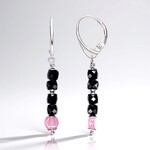 Orecchini in argento con Tormalina Rosa Brasiliana