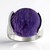 Bague en argent et Charoïte