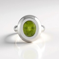 Anello in argento con Peridoto (de Melo Essence)