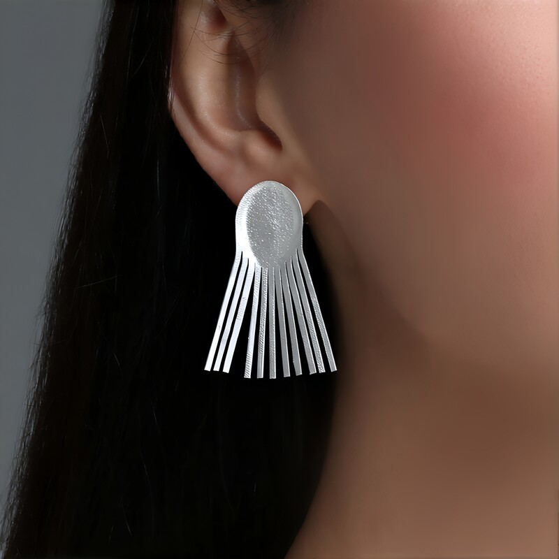 Silver Earrings (Joias do Paraíso)