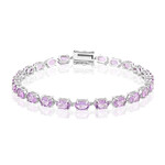 Bracciale in argento con Ametista