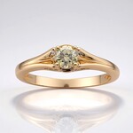 Anello in oro con Diamante Rose de France VS1 di Argyle (Annette)