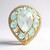 Anello in argento con Topazio Blu Cielo