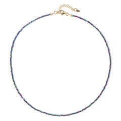Mystic Hematite Silver Necklace