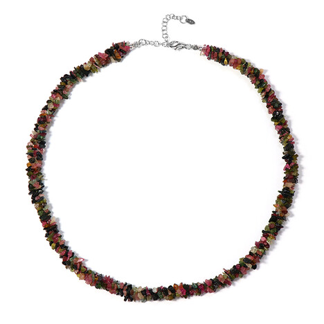 Turmalin-Silberhalskette