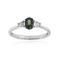 Bague en or et Saphir vert (CIRARI)