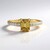 Anello in oro con Zircone Giallo