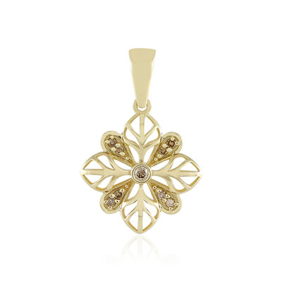 Ciondolo in oro con Diamante Champagne I2 (Ornaments by de Melo)