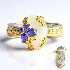 Anello in argento con Madreperla