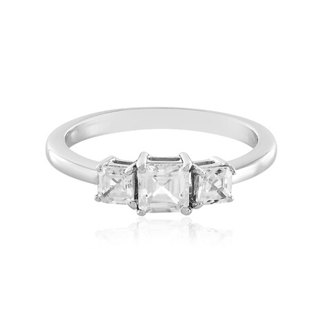 Zilveren ring met een zirkoon