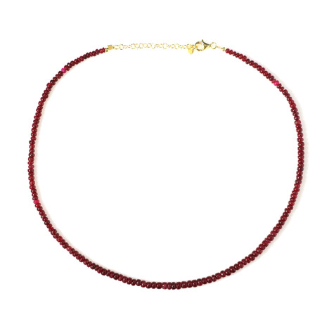 Collier en argent et Rubis