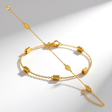 Zilveren armband met mistige Baltische barnstenen (dagen)