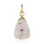 Zilveren hanger met een Witte Agaat (Bali Barong)