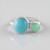 Bague en argent et Turquoise Sleeping Beauty (KM by Juwelo)