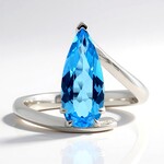 Anello in argento con Topazio Marambaia (de Melo Essence)