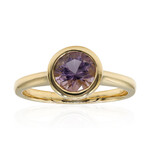 Anello in oro con Ametista dell'Arizona (Amanda Adkins)