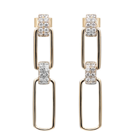 Pendientes en oro con Diamante SI2 (H) (CIRARI)