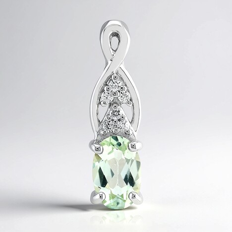 Ciondolo in argento con Ambligonite