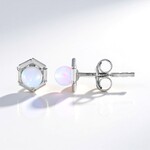 Orecchini in argento con Opale di Welo (de Melo Essence)
