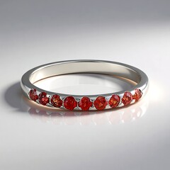 Anello in argento con Rubino Tanzania