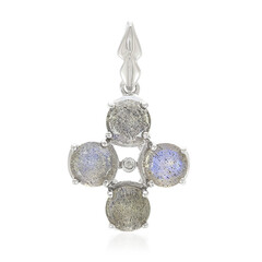 Ciondolo in argento con Spectrolite