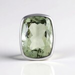 Ciondolo in argento con Ametista Verde (MONOSONO COLLECTION)