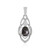 Black Star Sapphire Silver Pendant