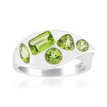 Anello in argento con Peridoto Jilin (de Melo Essence)