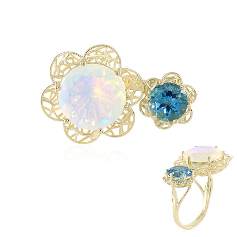 Welo-Opal-Goldring (Ornaments by de Melo)