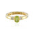 Anillo en plata con Peridoto