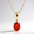 Collana in oro con Opale di Fuoco Messicano (CIRARI)