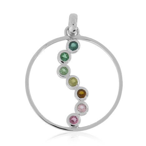 Pendentif en argent et Tourmaline