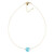 Collana in acciaio inossidabile con Larimar