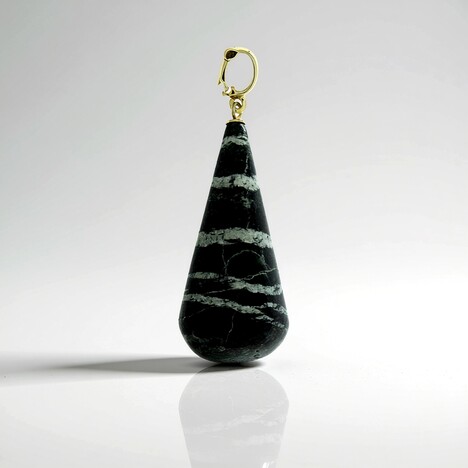 Ciondolo in argento con Serafinite (CUSTODANA)