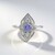 Anello in argento con Tanzanite (non riscaldata)