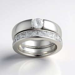 Anello in argento con Topazio Bianco (Adela Silber)