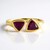 Anello in argento con Rodolite di Naktamunda