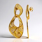 Orecchini in argento (Joias do Paraíso)