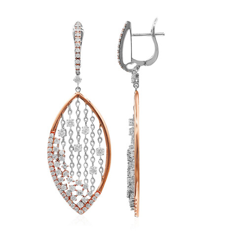 SI2 (H) Brillant-Goldohrringe (Estée Collection)