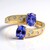 Anello in oro con Tanzanite AAA (CIRARI)