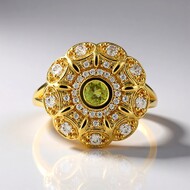 Anillo en plata con Esfena