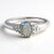 Anello in argento con Labradorite
