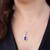 Collana in oro con Tanzanite AAA