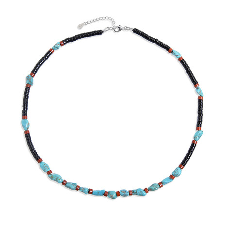 Collier en argent et Turquoise