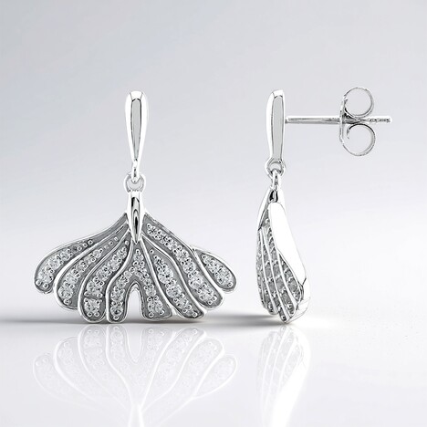 Orecchini in argento con Zircone (Remy Rotenier)