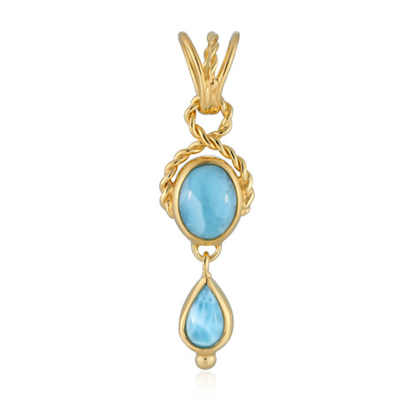 Colgante en plata con Larimar